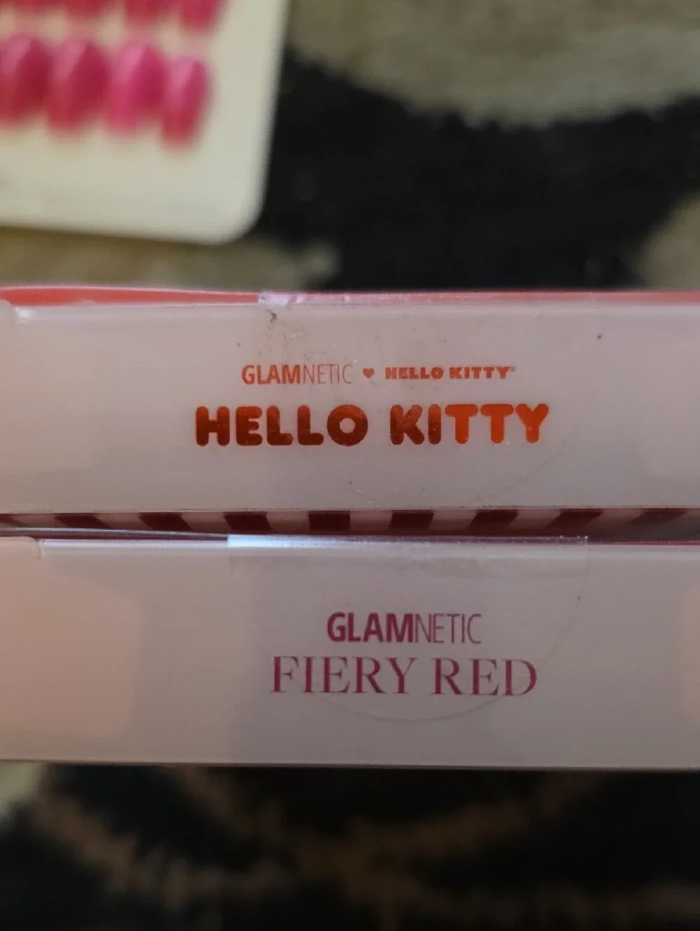 Hello Kitty Press-On Nail Set Fiery Red Set Bundle